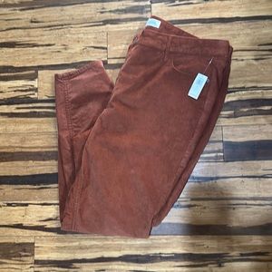 Women’s Corduroy Rust Orange Pants